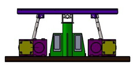 三自由度平臺(tái),三自由度賽車飛艇平臺(tái)，研究運(yùn)動(dòng)平臺(tái)